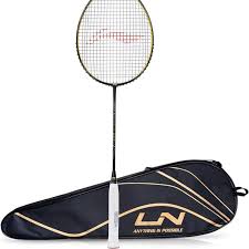 Li-Ning Wind Lite 900 II Carbon Fibre Badminton Strung Racket with Full Cover