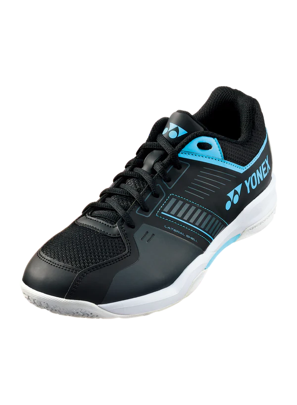 Yonex Power Cushion Strider Flow Wide Badminton Shoes Black / Blue